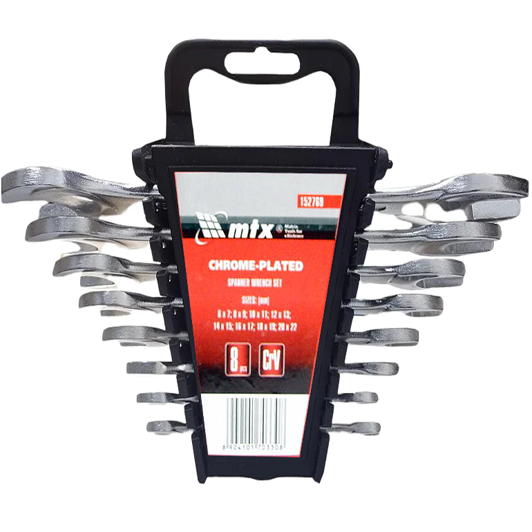 Набор ключей рожковых MTX CrV 8 ед. (152769)