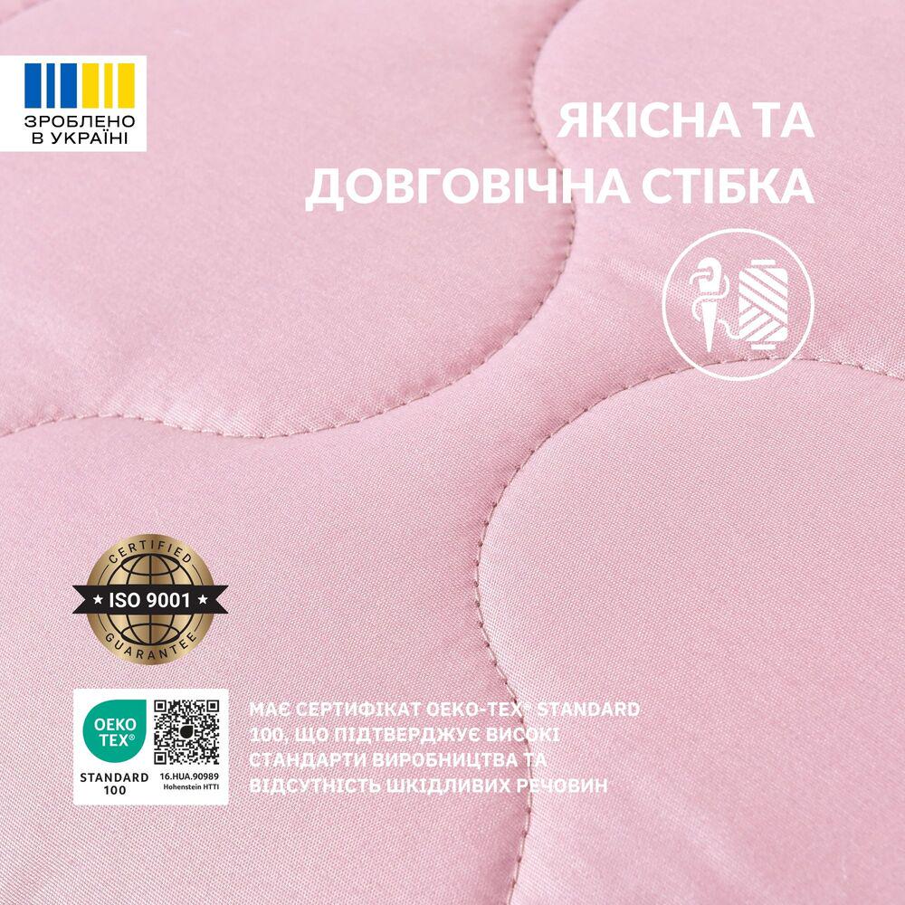 Подушка для сна IDEIA Soft двухсторонняя 50х70 см Пудровый (26102) - фото 4