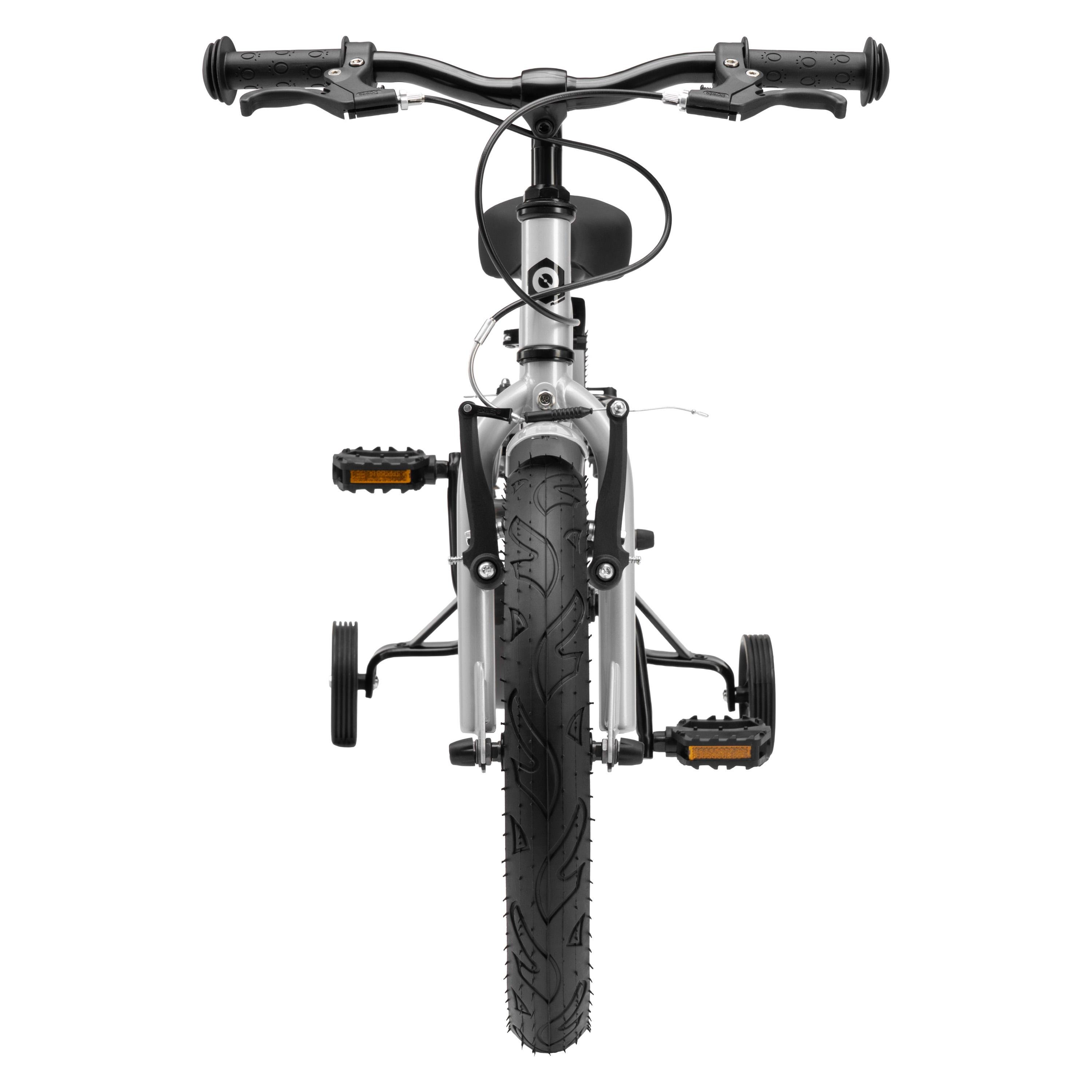 Детский велосипед Miqilong ST 16" Серебристый (28745497) - фото 9