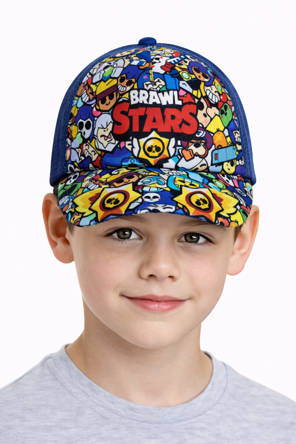 Бейсболка Brawl Stars для мальчика 54-56 см (33557380)