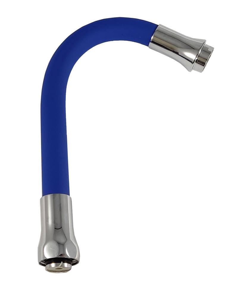 Гусак Frap F7263 для смесителя силиконовый 32 см Синий