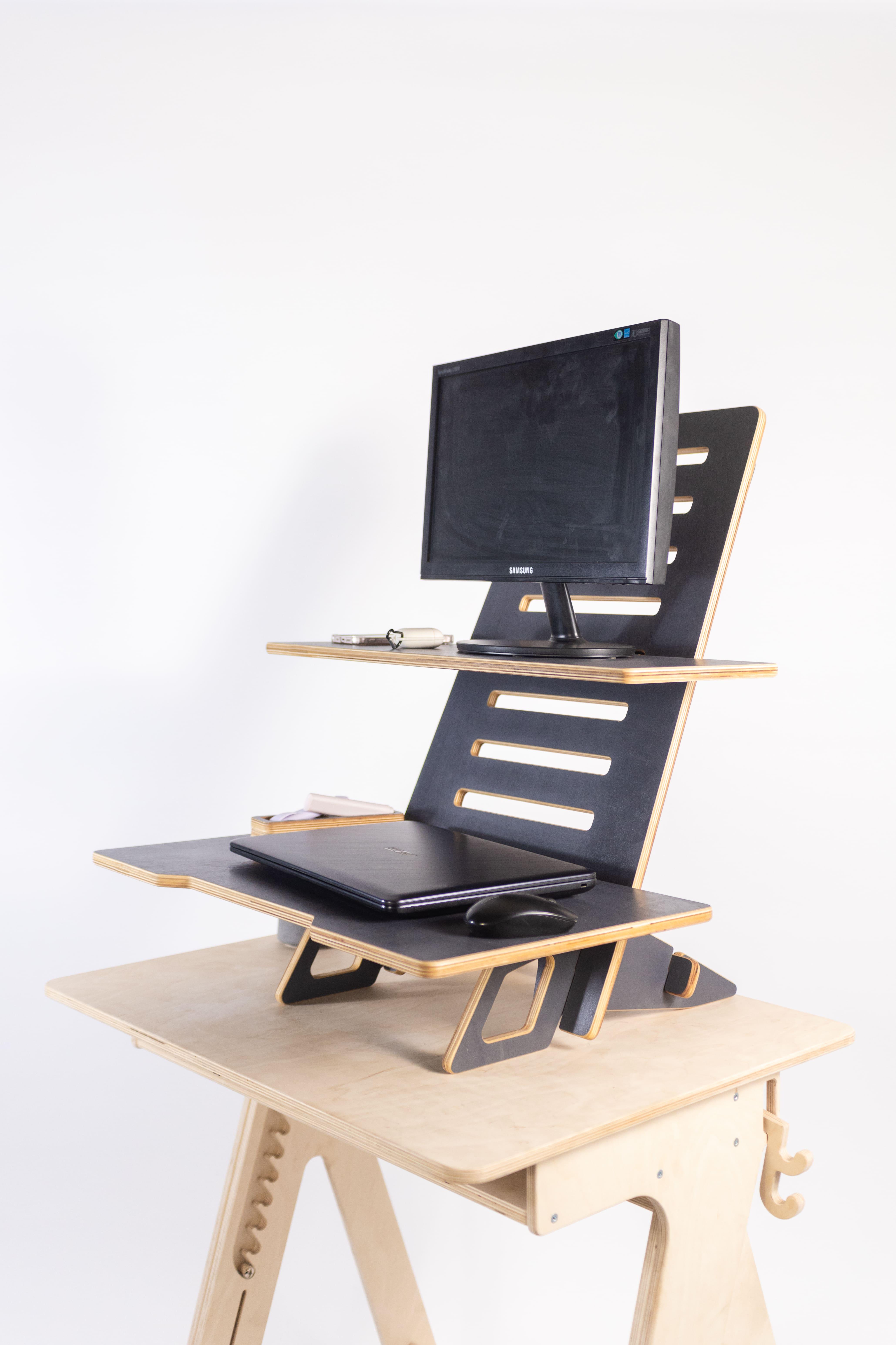 Стіл для ноутбука універсальний Otaman desk Mini desk Граніт - фото 5 Стіл для ноутбука універсальний Otaman desk Mini desk Граніт - фото 5