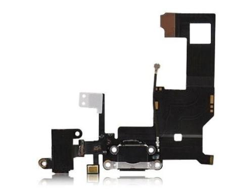 Шлейф для зарядки для Apple iPhone 5 Черный (4828849)