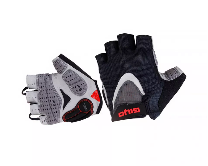Велосипедные перчатки противоскользящие Giyo Arc Light L black