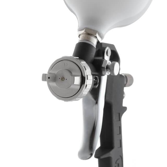 Краскопульт пневматический Intertool PT-0210 HP форсунка 1,5 мм верхний пластиковый бачок 600 мл 3 регулировки 5 bar (1650255890) - фото 6 Краскопульт пневматический Intertool PT-0210 HP форсунка 1,5 мм верхний пластиковый бачок 600 мл 3 регулировки 5 bar (1650255890) - фото 6