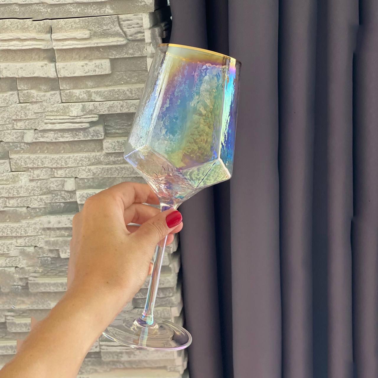 Келих Перлина 600 мл Перламутровий/Прозорий - фото 2 Келих Перлина 600 мл Перламутровий/Прозорий - фото 2