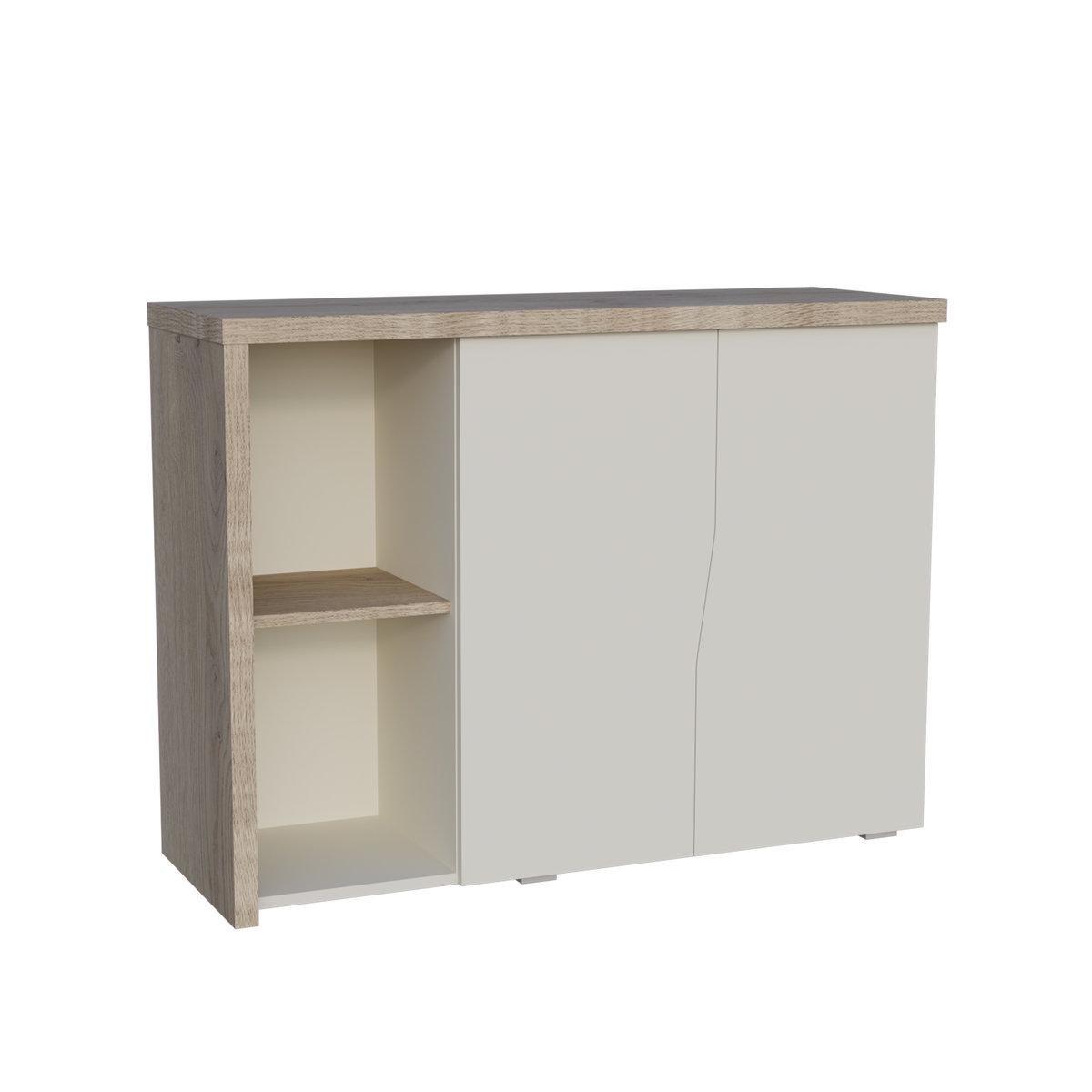 Комод Connect E SK Дуб кремона котта / Стоун беж