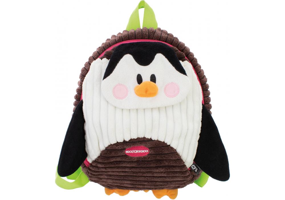 Рюкзак дошкільний Cool For School Penguin 25х20х11 см 6-15 л Коричневий (CF86121)