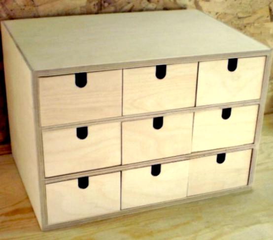 Мини-комод из дерева Сунгай Бланже (МНК-002501)