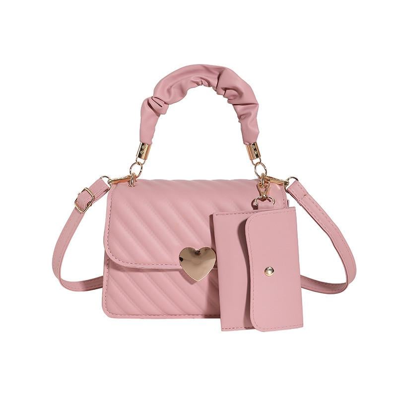 Женская сумка 6892 кросс-боди Светло-розовый (18242914)