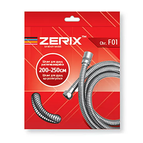 Шланг растяжной Zerix ChrF01 200 см (ZX2621)
