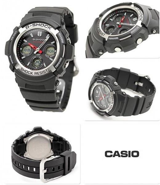 Наручний годинник чоловічий Casio AWG-M100-1AER (653890015) - фото 3