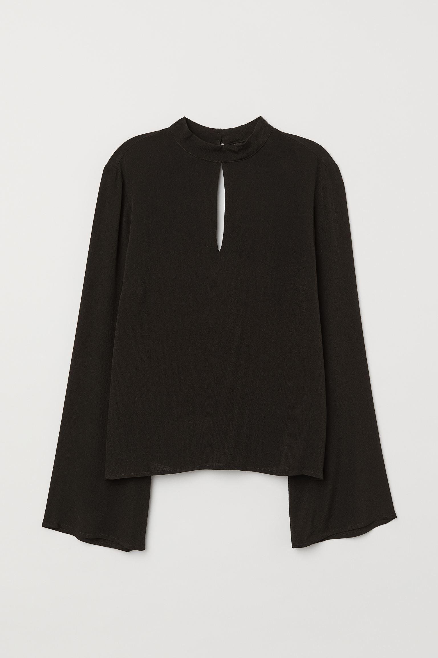 Блуза H&M р. 38 Черный (29126787158)