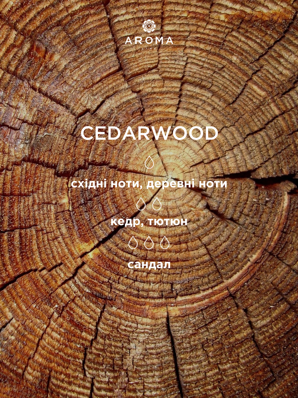 Ароматизатор для виготовлення свічок Cedarwood 1 кг - фото 2