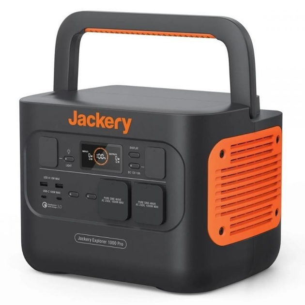 Станція резервного живлення Jackery Explorer 1000 Pro EU 1002 Вт*г 1000 Вт (9278884) - фото 3