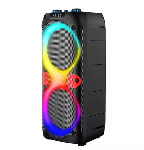 Караоке-колонка безпровідна SPS ZQS10213 із двома мікрофонами 6000 мАгод Чорний (31757786)