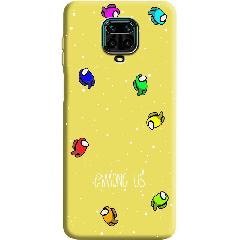 Чехол Boxface Xiaomi Redmi Note 9S Among Us Invisible Желтый силикон (39475-bk76-39918)