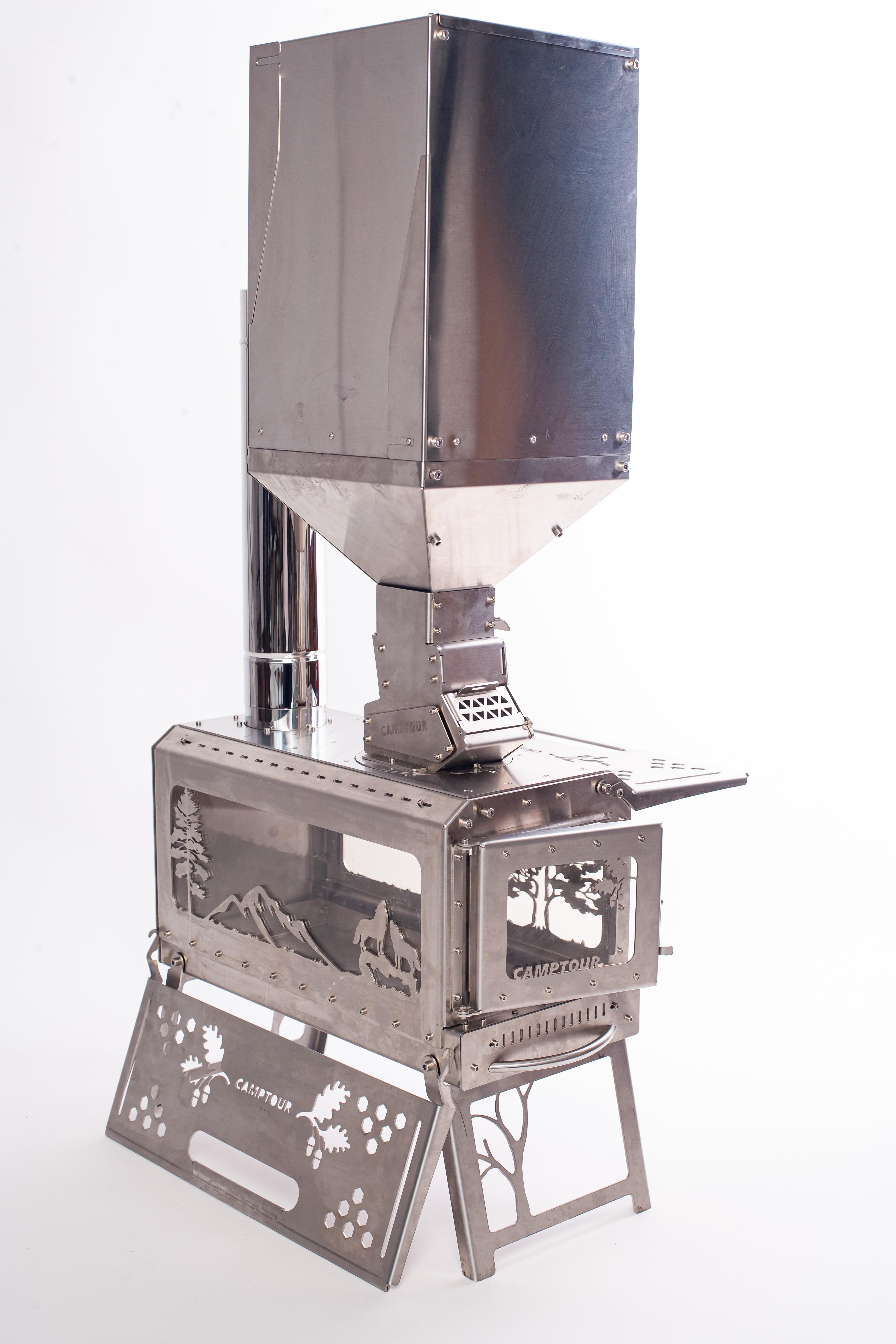 Піч туристична Camptour П22стПП з пелетним пальником (10250971) - фото 2