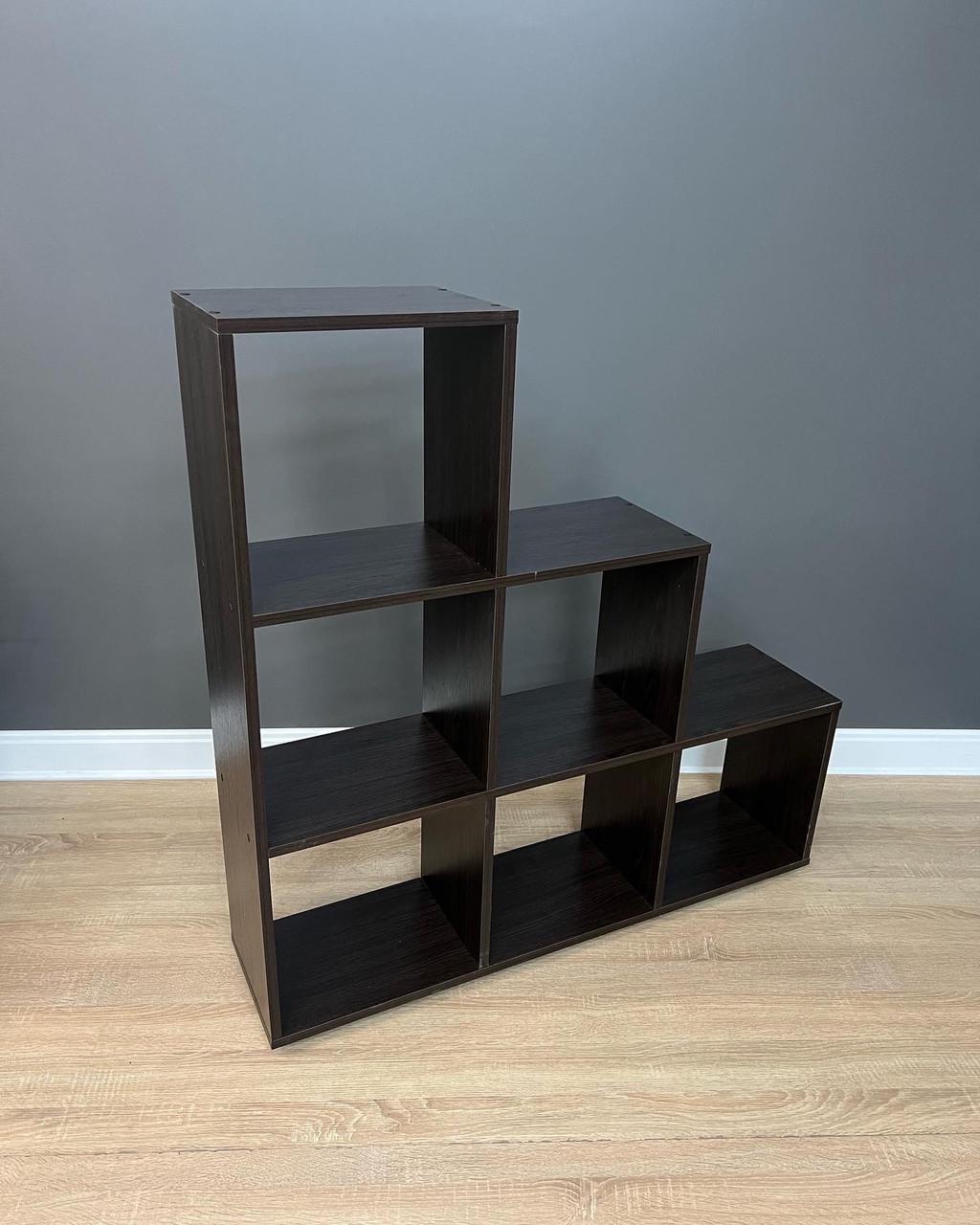 Стелаж на 6 комірок А-2 1055х1080х252 мм Дуб венге магія - фото 2 Стелаж на 6 комірок А-2 1055х1080х252 мм Дуб венге магія - фото 2