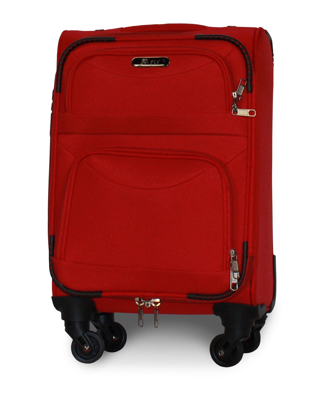 Валіза ручна поклажа Fly 6802 міні на 4 колесах 46х32х20 см Червоний
