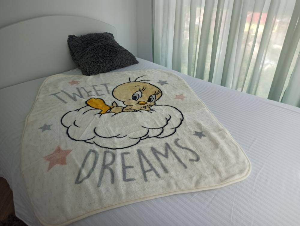 Плед детский Ozdilek Bebek Tweety Star 100х120 см микрофибра 9982768 Разноцветный (DR014190)