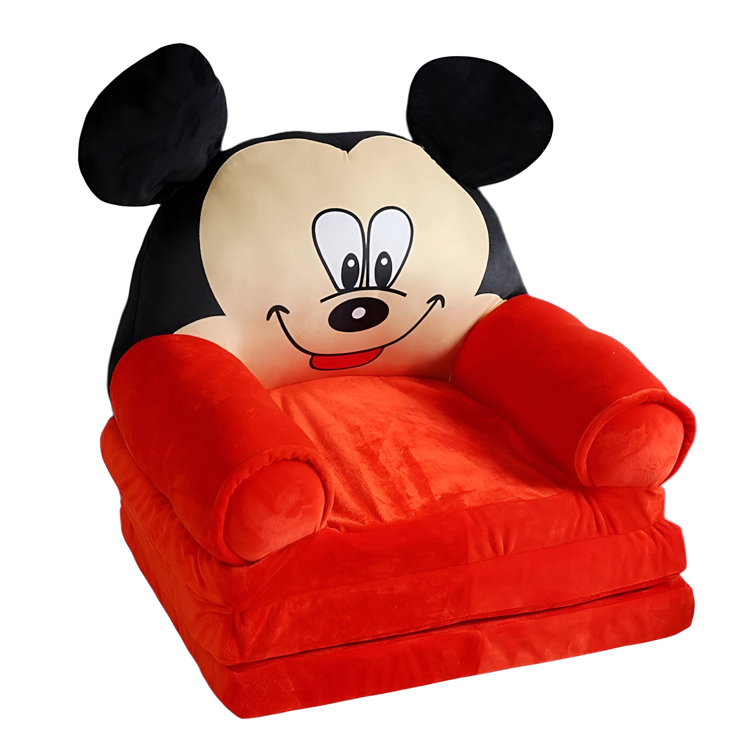 Кресло раскладное детское "Мышонок" К26127 50х38х43 см/разложенное 120 см Красный Кресло раскладное детское "Мышонок" К26127 50х38х43 см/разложенное 120 см Красный