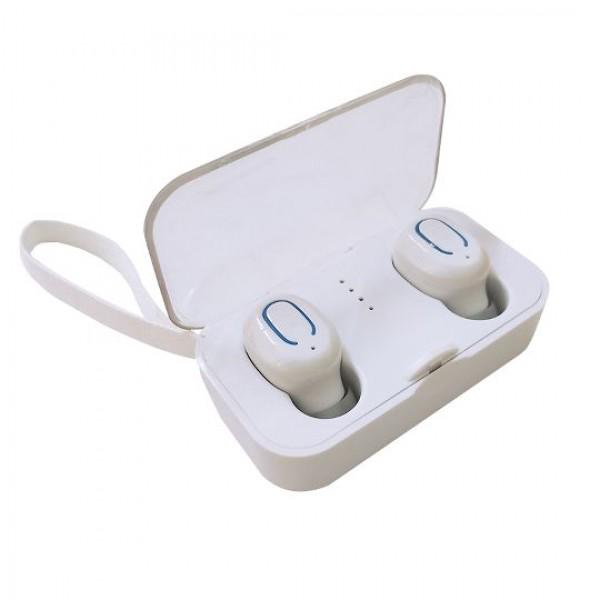 Беспроводные Bluetooth наушники Air Twins T18s с кейсом Белый