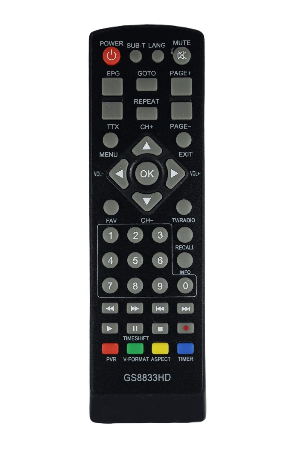 Пульт для DVB-T2 тюнера SATCOM T530 - фото 1 Пульт для DVB-T2 тюнера SATCOM T530 - фото 1