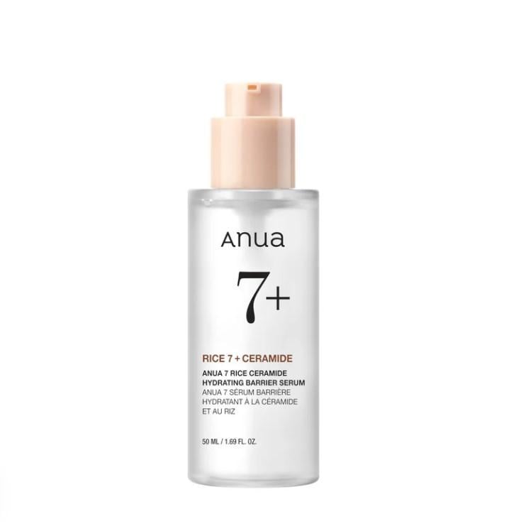 Сироватка для обличчя ANUA 7 Rice Ceramide Hydrating Barrier Serum 50 мл Сироватка для обличчя ANUA 7 Rice Ceramide Hydrating Barrier Serum 50 мл