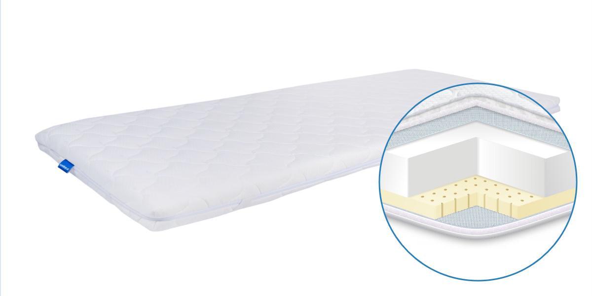 Матрас-топпер тонкий Eurosleep Стандарт Latex 180х200 см