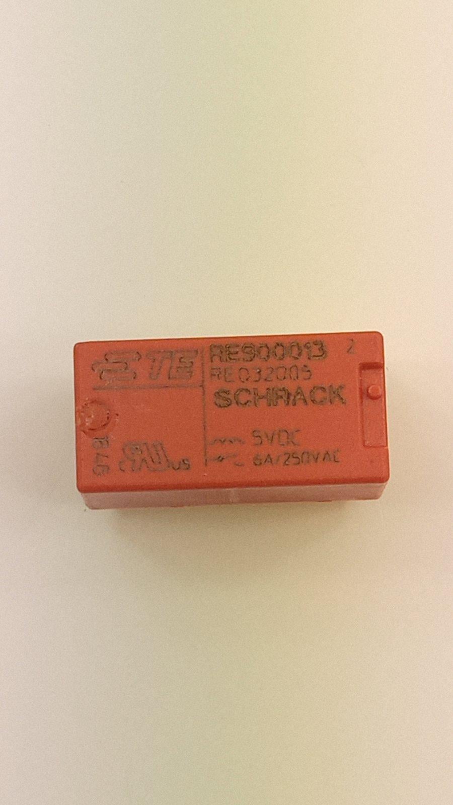 Реле Schrack RE032005 5V 6A 250VAC (27044)