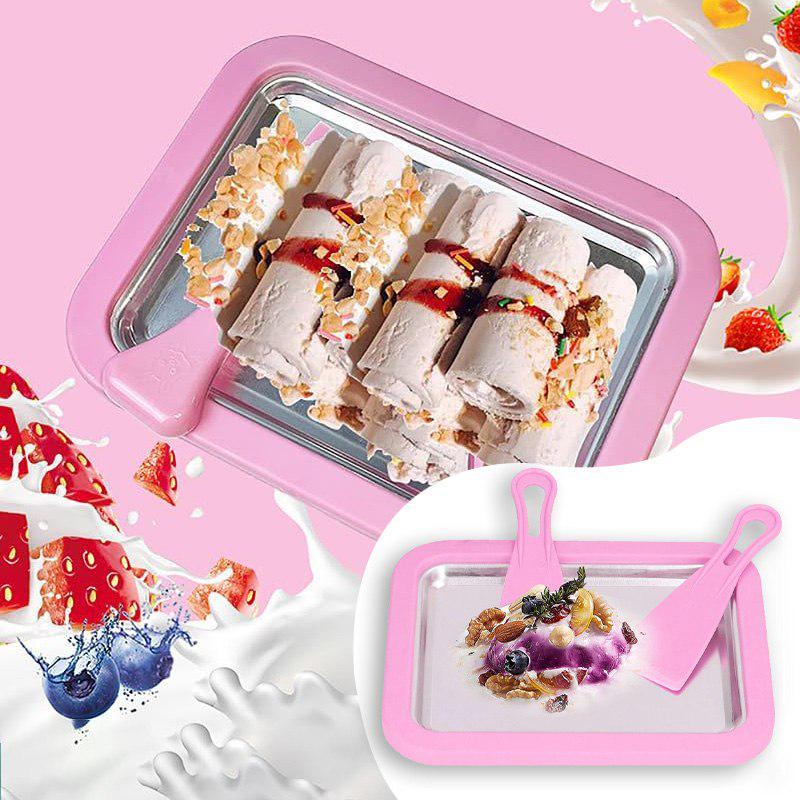 Мороженица Ice Cream Maker Instant с лопатками Pink - фото 8