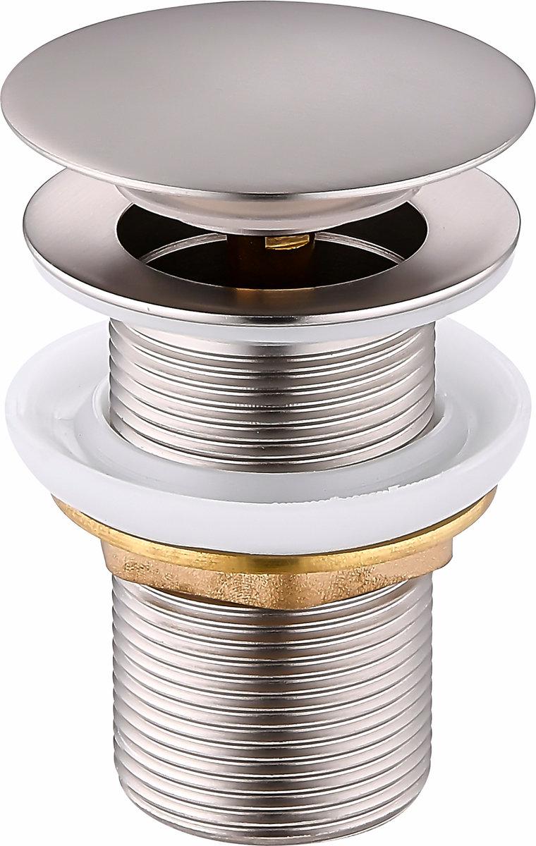 Клапан донный для раковины Perla Click-Clack нержавеющая сталь Хром (PUD-PSA2102)