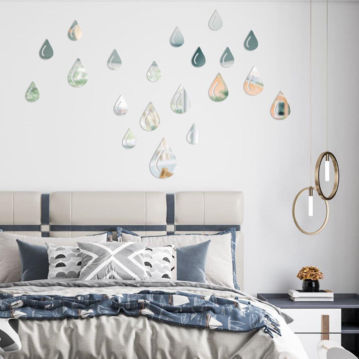 Декор дзеркальний акриловий самоклеючий Краплі 20 шт. Сріблястий (SW-00002492) - фото 5 Декор дзеркальний акриловий самоклеючий Краплі 20 шт. Сріблястий (SW-00002492) - фото 5