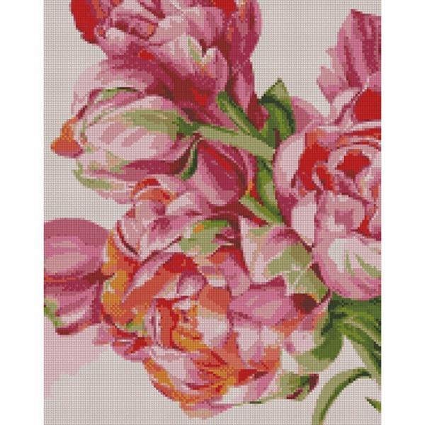 Алмазная мозаика Идейка Строптивые пионы 40х50 см (AMO7020-mt)
