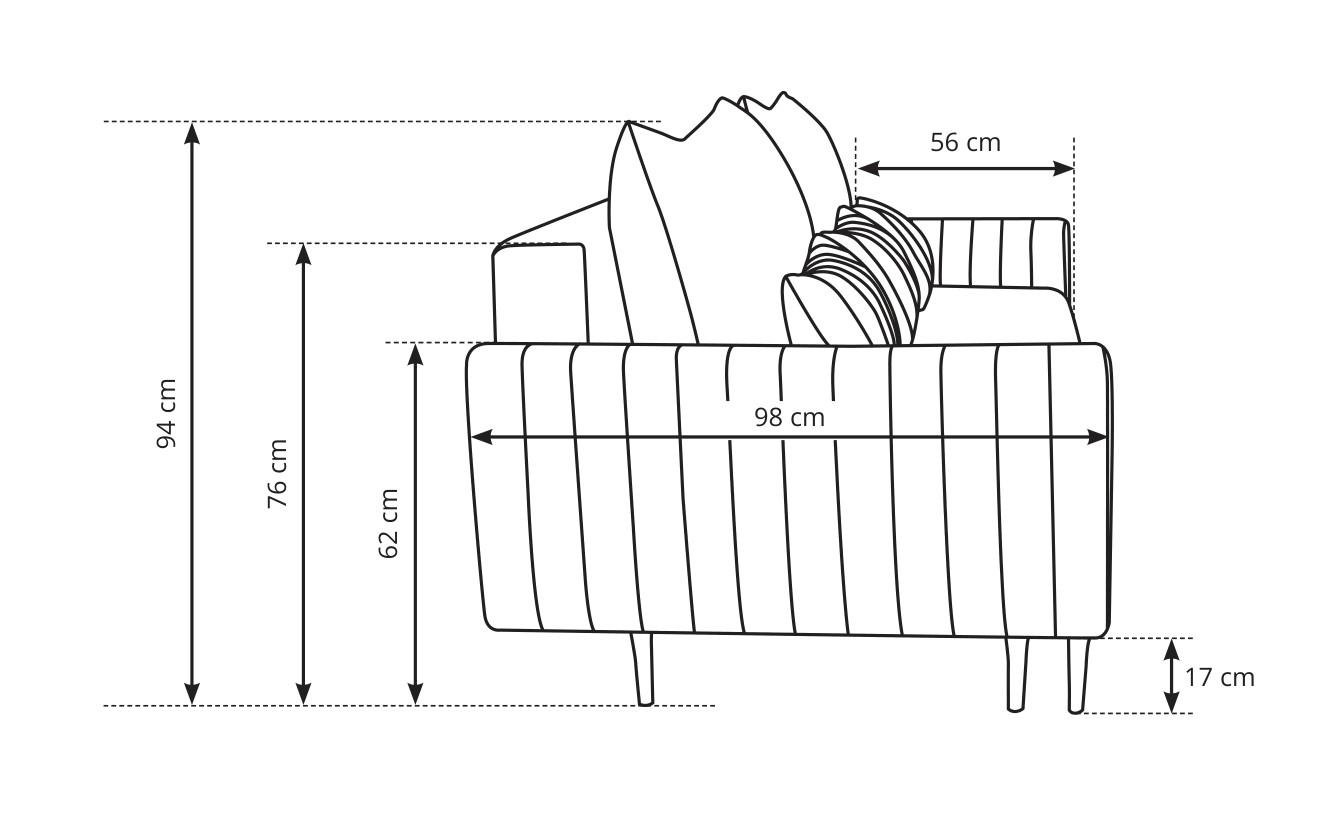 Диван раскладной Perfect Home Frezja натуральное дерево ДСП/ткань Element 09 Кирпичный (49507) - фото 7 Диван раскладной Perfect Home Frezja натуральное дерево ДСП/ткань Element 09 Кирпичный (49507) - фото 7