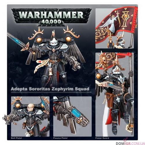 Набор миниатюр Citadel Miniatures/Warhammer 40.000: Adepta Sororitas Seraphim Squad (30079638) - фото 3 Набор миниатюр Citadel Miniatures/Warhammer 40.000: Adepta Sororitas Seraphim Squad (30079638) - фото 3