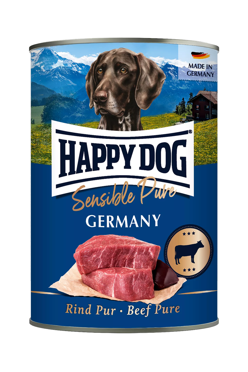 Влажный корм для собак Happy Dog Sens Pure Rind с говядиной 800 г (61070)