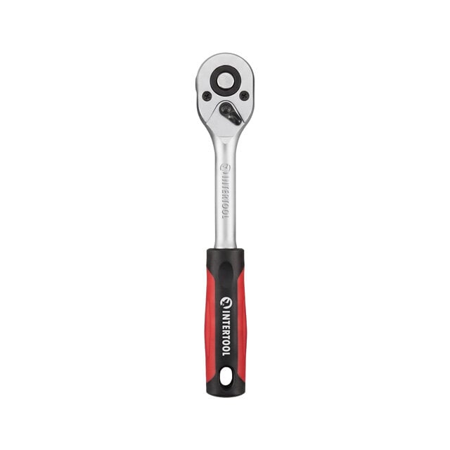 Рукоятка Intertool HT-2118 с храповым механизмом на 45 зубов 3/8'' Cr-v
