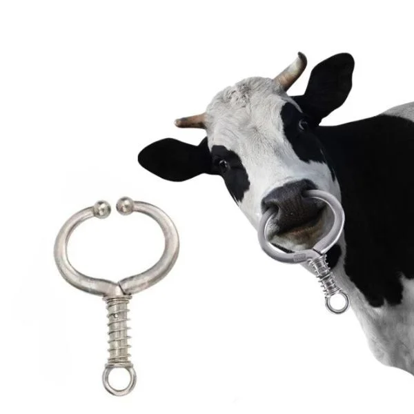 Оборудование для крупного рогатого скота кольцо в нос быку или корове AN00062-1 13х9 см - фото 2 Оборудование для крупного рогатого скота кольцо в нос быку или корове AN00062-1 13х9 см - фото 2