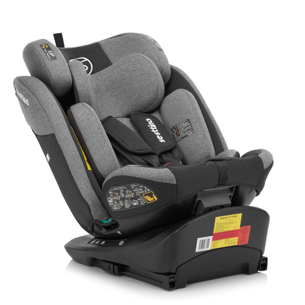 Автокресло Sesttino Oktagon Pro ISOFIX 40-15 0см 0-36 кг Gray - фото 3