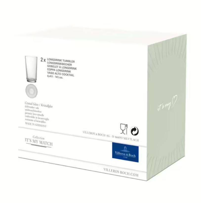 Набор стаканов Villeroy & Boch It's my match 2 шт. 410 мл (1136978266) - фото 6