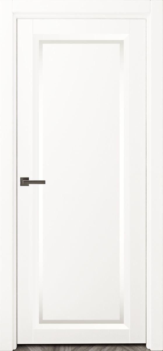 Дверной блок City Doors Glasso левый 800 мм Белая краска