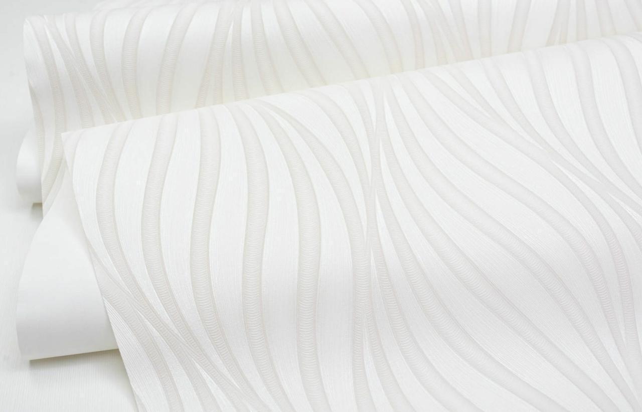 Обои флизелиновые SINTRA Argo 521205 декор винил горячего тиснения 1,06х10,05 м Белый