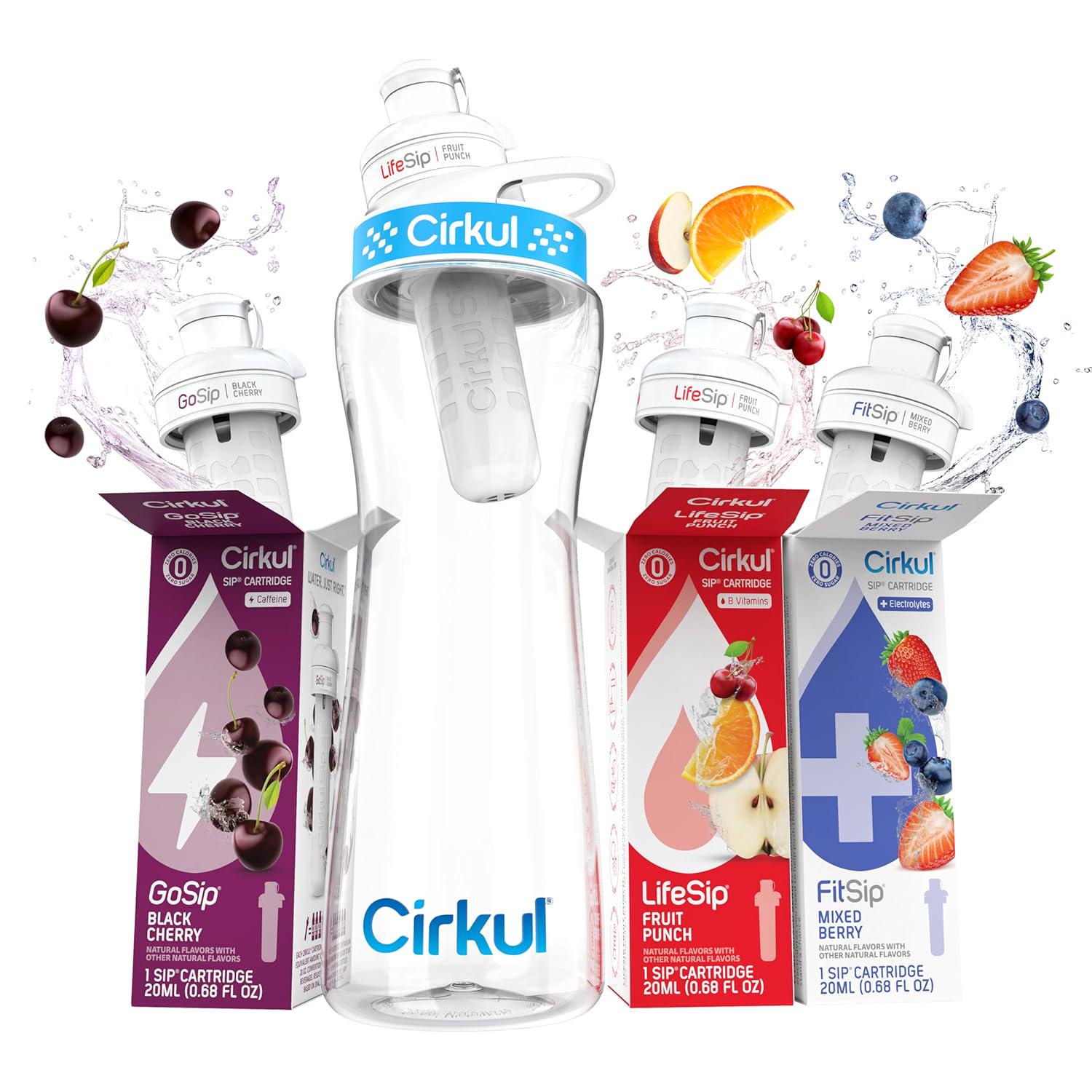 Стартовый набор Cirkul Starter Kit бутылка 650 мл с 3 вкусами (43238) - фото 2 Стартовый набор Cirkul Starter Kit бутылка 650 мл с 3 вкусами (43238) - фото 2