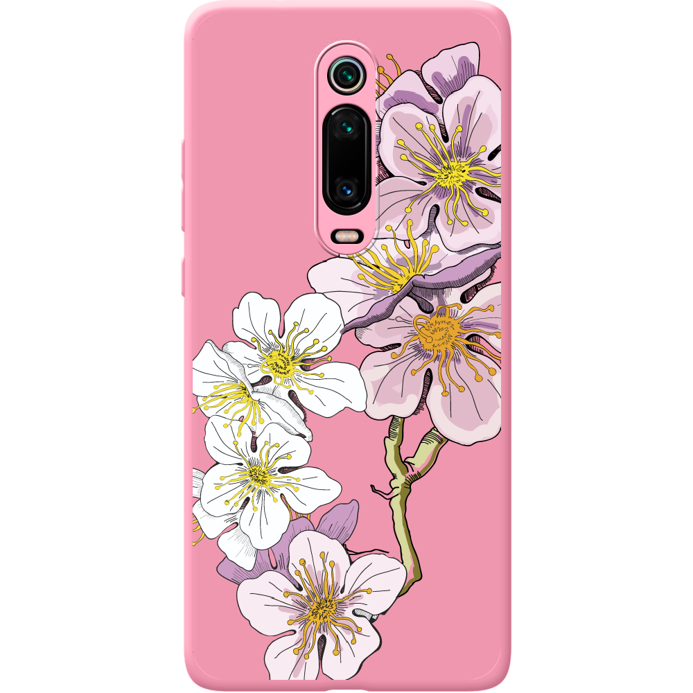 Чохол BoxFace Xiaomi Mi 9T / Mi 9T Pro Cherry Blossom Рожевий силікон (37376-cc4-43049)