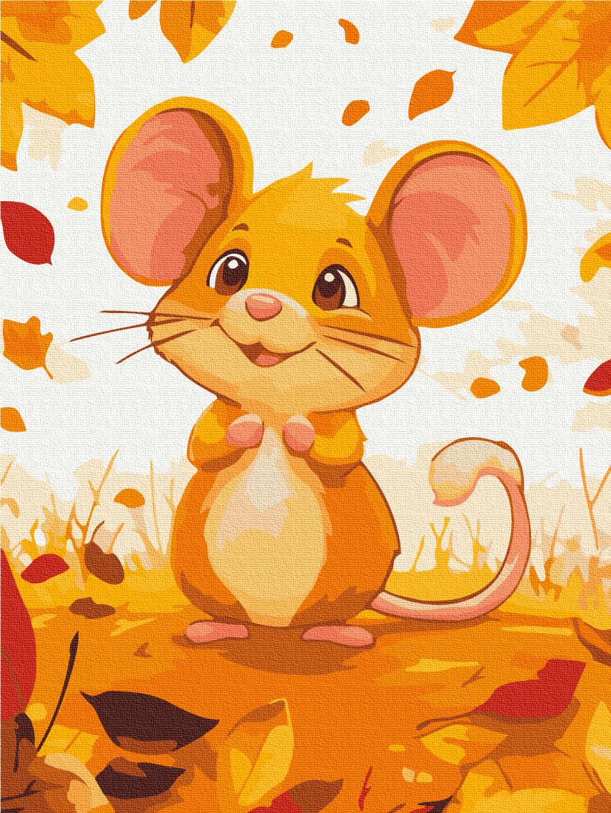 Картина по номерам Brushme Мышонок 30x40 см (KBS0165)