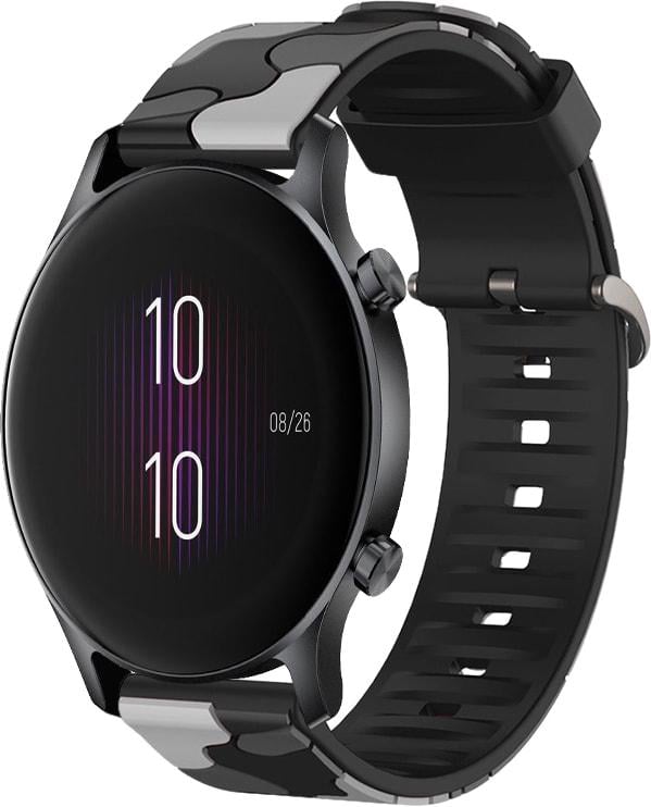 Ремешок Tactic Camouflage для Haylou LS04 RS3 Black/Grey (32954-53)