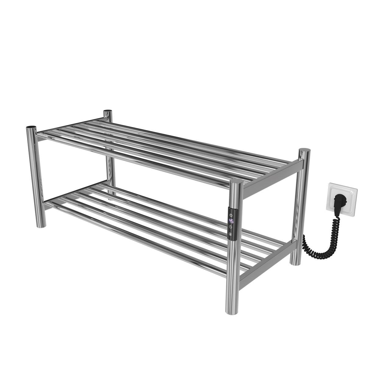 Сушилка электрическая Deffi Tiffany П2 JD03 правое подключение нержавеющая сталь 350х800 мм Хром (C.PT.35.80.2.ECR1)