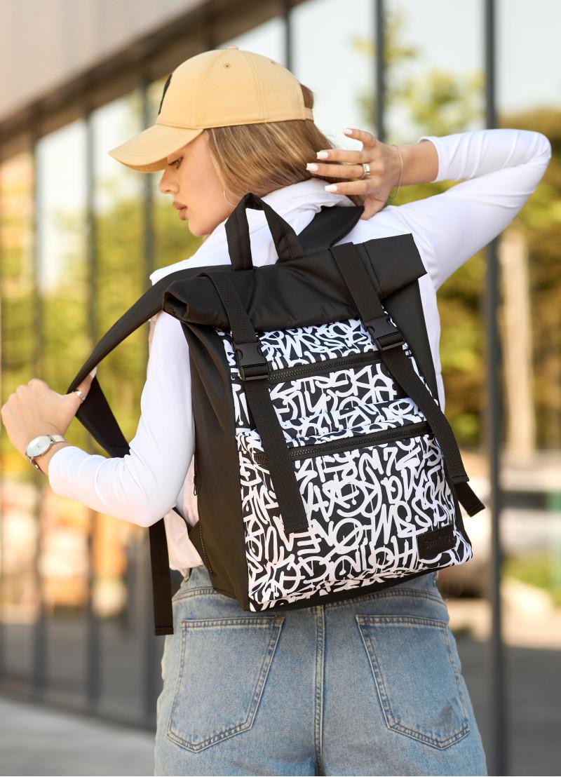 Рюкзак женский Sambag RollTop Graphity 41x30x16 см (24238715)